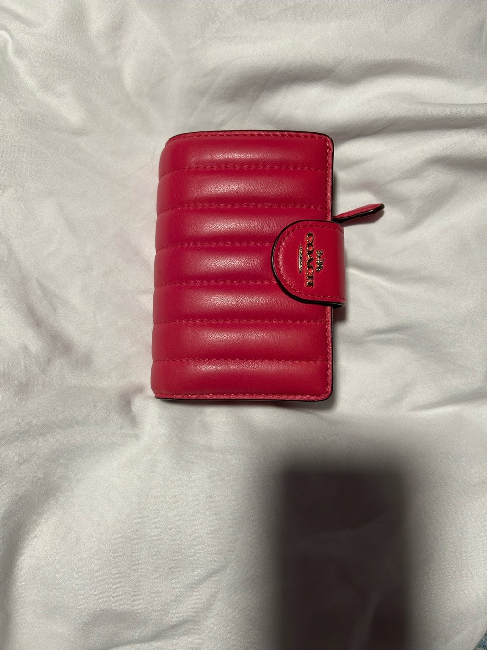 Coach Hot Pink Barbiecore Quilted Wallet 💖✨